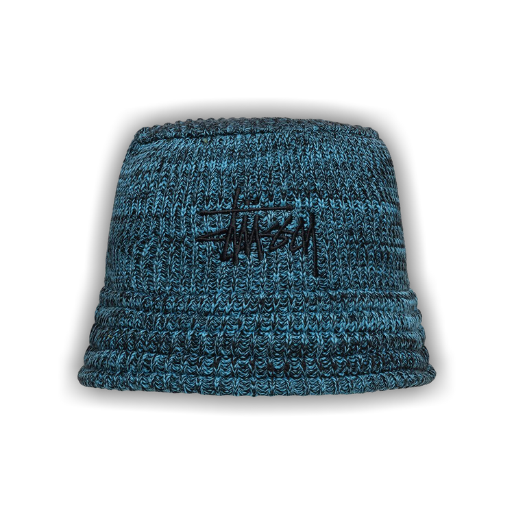 Buy Stussy Marl Knit Bucket Hat 'Blue' - 1321218 BLUE | GOAT