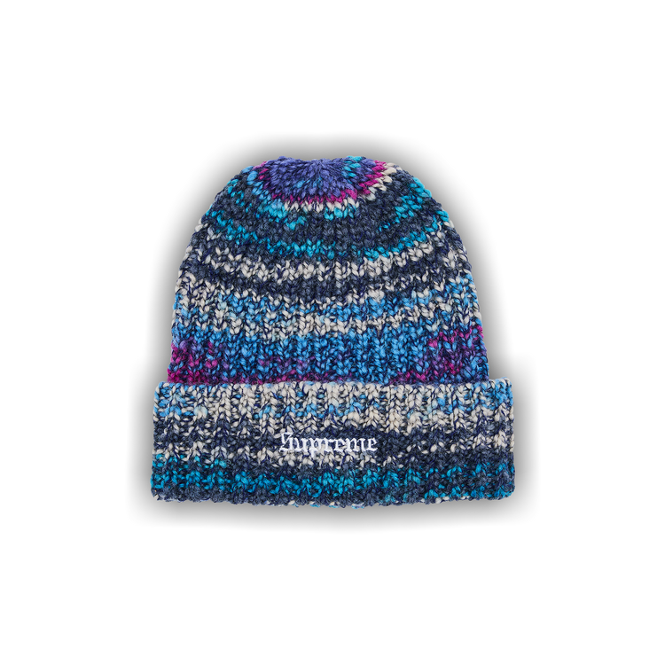 Buy Supreme Space Dye Stripe Beanie 'Blue' - FW24BN37 BLUE | GOAT