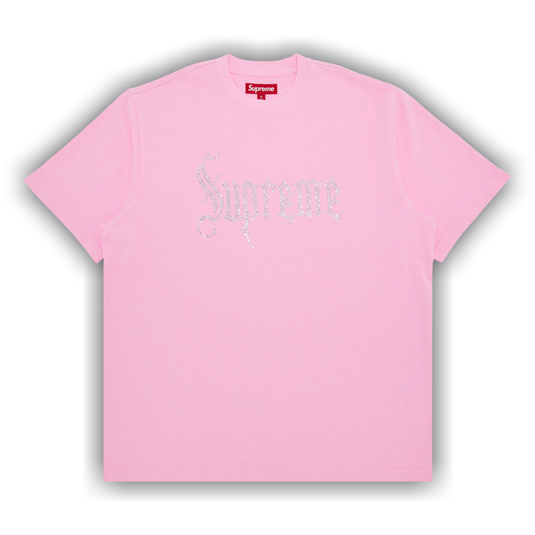トップス Supreme M.O.P. Tee Light Pink XXL Buy Supreme Rhinestone Short-Sleeve Top 'Pink' - FW24KN95