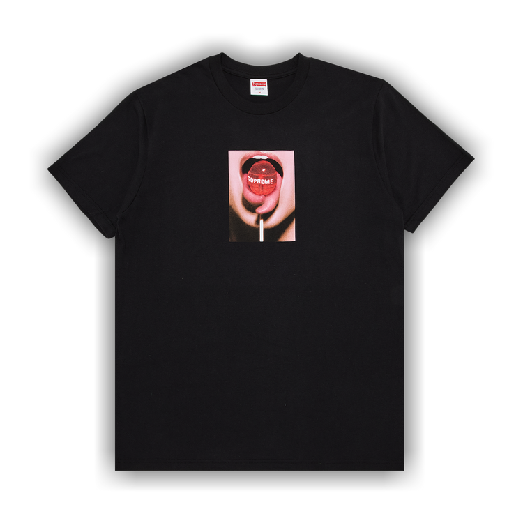 数量限定！在庫処分セール 売り切れ御免 Buy GOAT | BLACK FW24T62 - 'Black' Tee Lollipop Supreme トップス