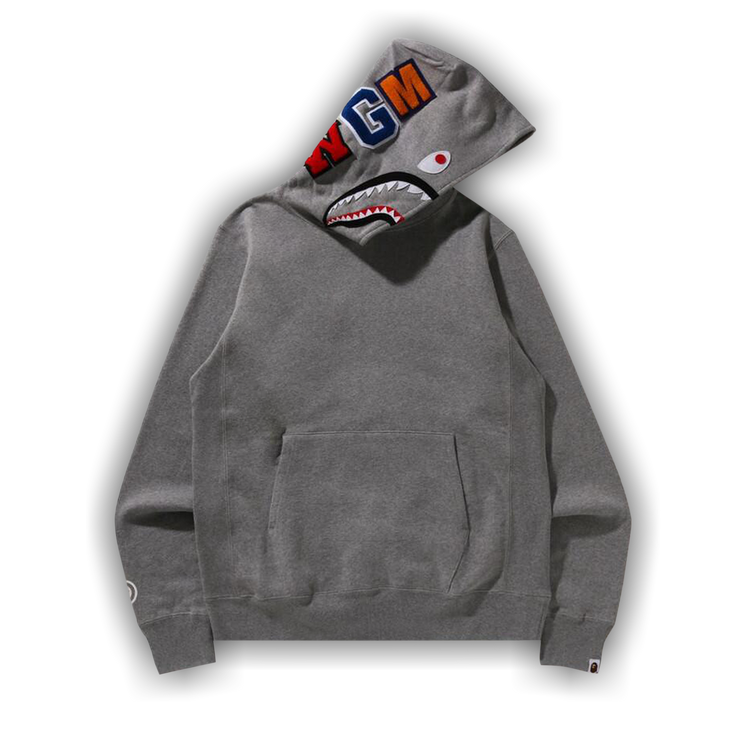 Buy BAPE Shark Pullover Hoodie 'Grey' - 1K80 114 013 GREY | GOAT