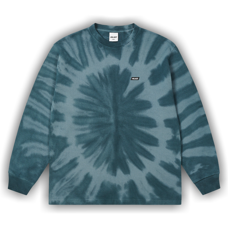 Buy Palace Tie-Dye Waffle Long-Sleeve 'Navy' - P27ES062 | GOAT