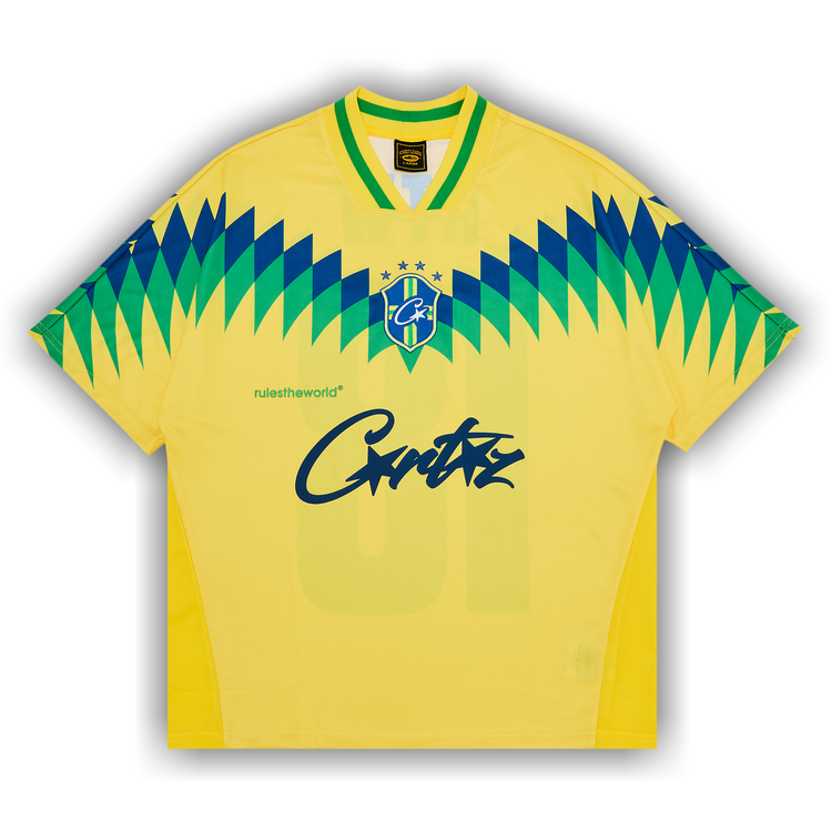 【2枚‼️⠀】Corteiz Football Jersey Yellow 白T 2枚‼️⠀】Corteiz Football Jersey Yellow 白T 2枚