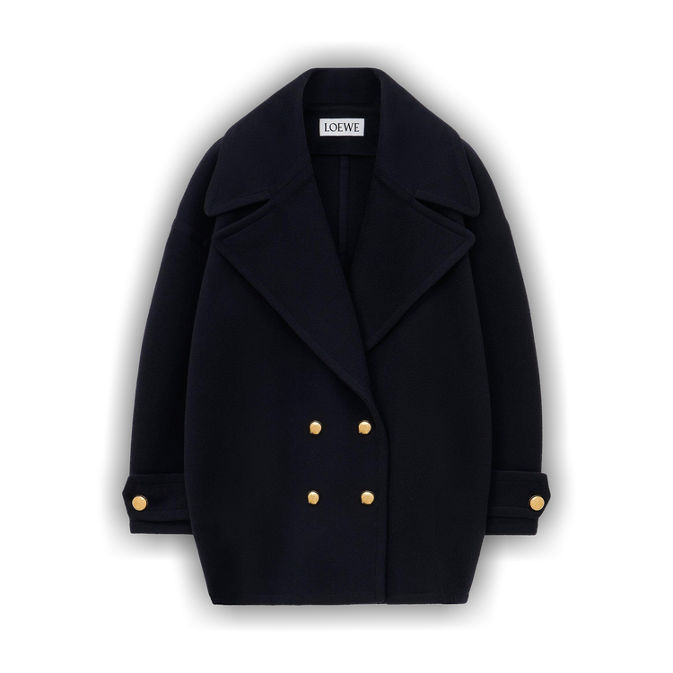 コート LOEWE COAT (S359Y01XBR MIDNIGHTBLUE) Buy Loewe Pebble Peacoat 'Midnight Blue' - S359Y01XBR 5440