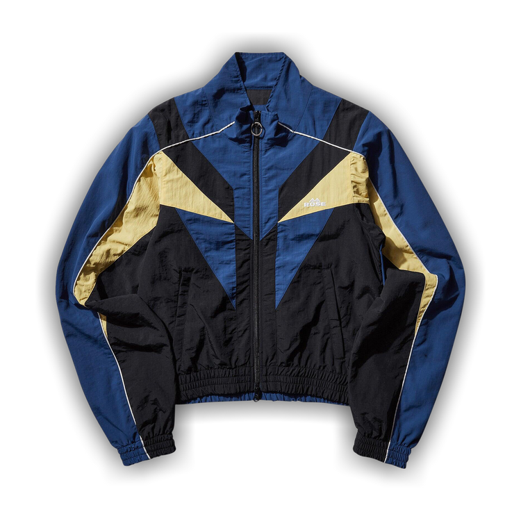 Buy Martine Rose Shrunken Track Jacket 'Black/Yellow