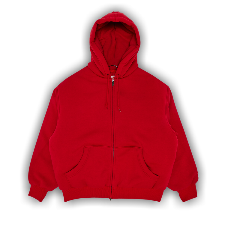 Size xl Supreme x The North Face Down Filled Zip Up Hooded Sweatshirt 'Red'