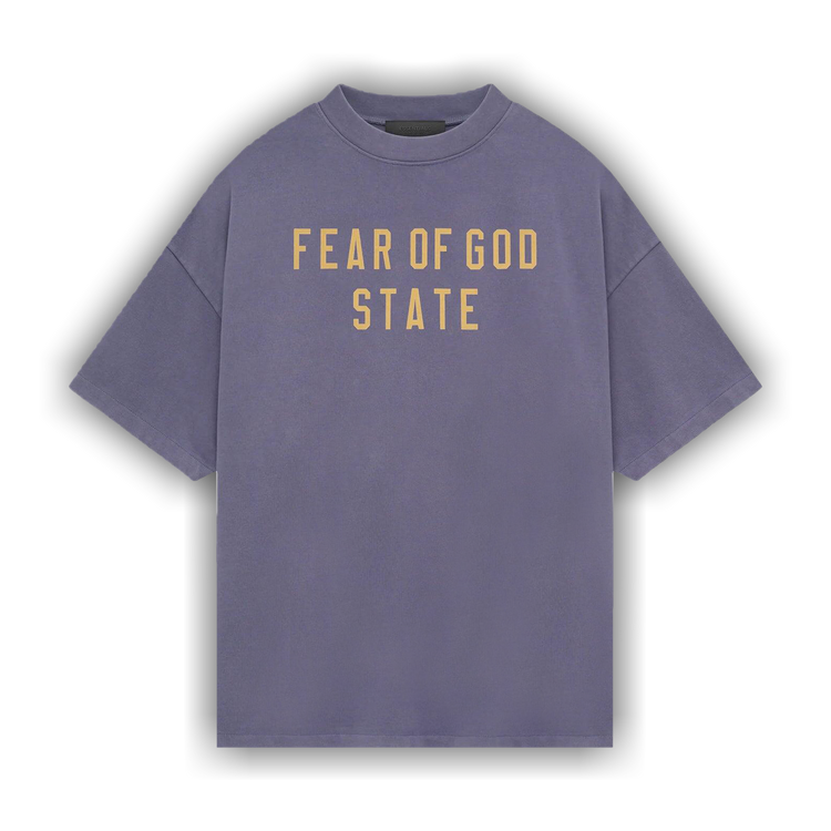 Buy Fear of God Essentials Heavy Crewneck Tee 'Lavender