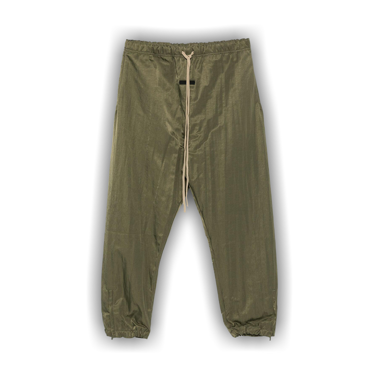 Buy Fear of God Essentials Textured Nylon Track Pant 'Military
