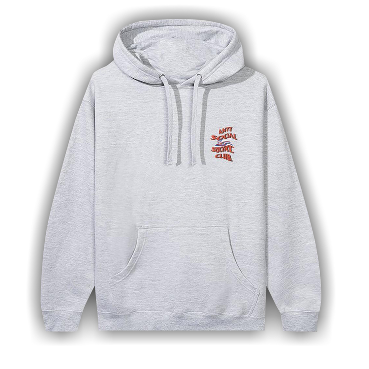 Buy Anti Social Social Club Hawaii Hoodie 'Grey' - 0657