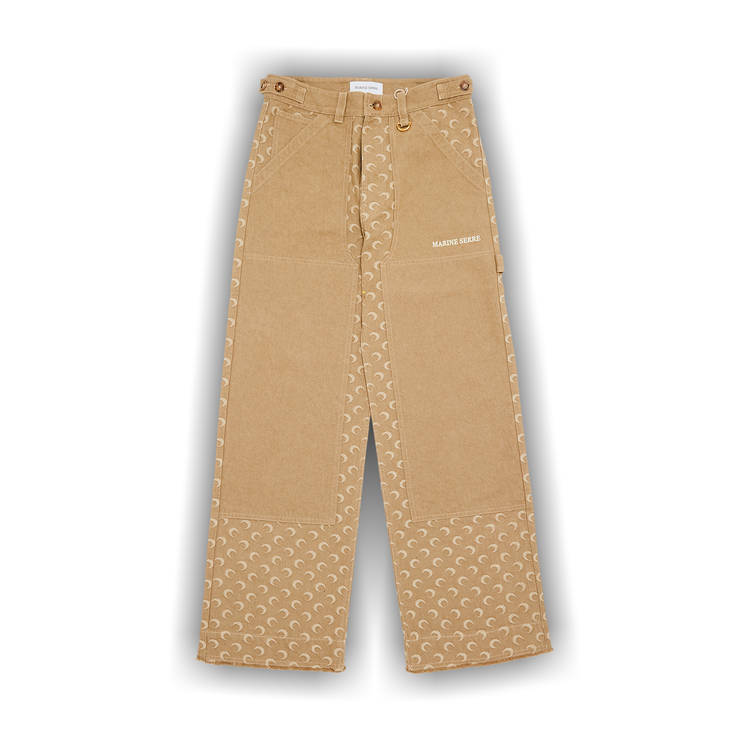 ◆Marine Serre◆ムーン ジャカードツイル ワークウェア パンツ Buy Marine Serre Moon Jacquard Twill Workwear Pants 'Dark