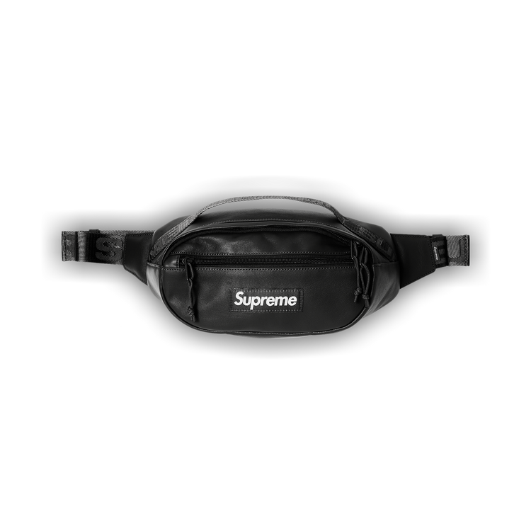 Buy Supreme Leather Waist Bag Black FW24B43 BLACK GOAT