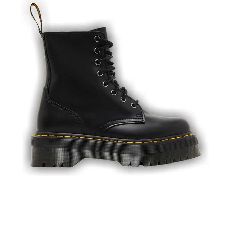 Buy Jadon Smooth Leather Platform Boot 'Black' - 15265001 | GOAT