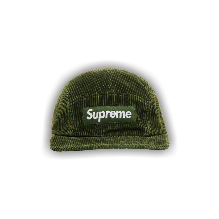 Buy Supreme Corduroy Camp Cap 'Green' - FW24H86 GREEN | GOAT