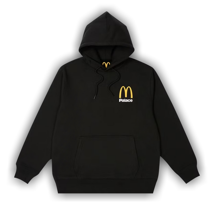 Buy Palace x McDonald's Logo Hoodie 'Black' - P25CS173 | GOAT