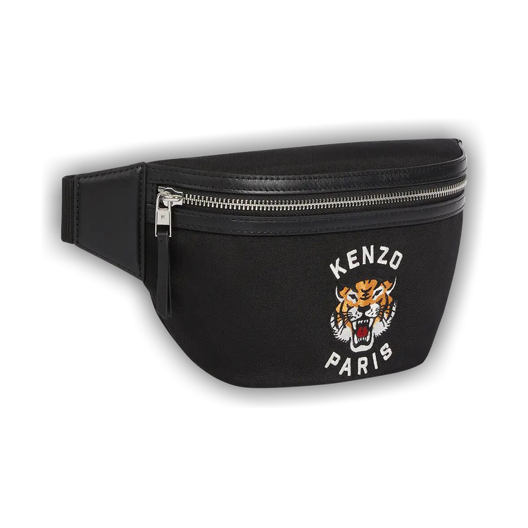 【あ】 伊勢丹メンズ館 KENZO Varsity ベルト バッグ Kenzo Varsity Logo Embroidered Belt Bag Black – voilà.id