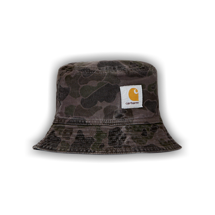 帽子 Carhartt IRWIN BUCKET HAT-Camo Duck Carhartt WIP Irwin bucket hat in camo | ASOS