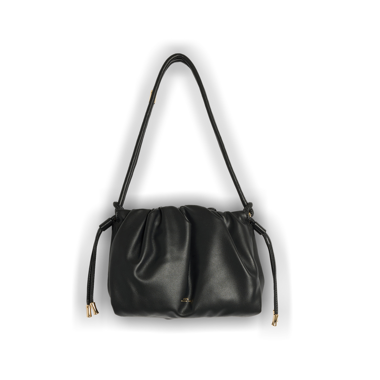 ☆A.P.C.☆ NINON SHOULDER BAG BLACK PUAATF61643LZZ PUAATF616 Ninon Shoulder bag - Recycled leather-look material | A.P.C.