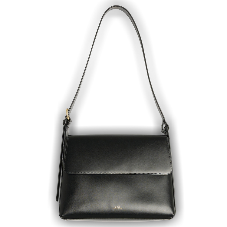 ☆A.P.C.☆ Virginie Flap Shoulder Bag Black PXBRUF61924LZZ P Virginie Flap bag | A.P.C.