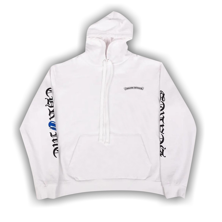 Buy Chrome Hearts Rolling Stones Hoodie 'White/Blue' - 1383
