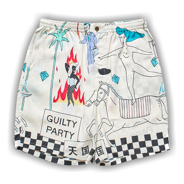 Buy Wacko Maria Hawaiian Shorts (Type 5) 'White' - 24SS WMP HI05