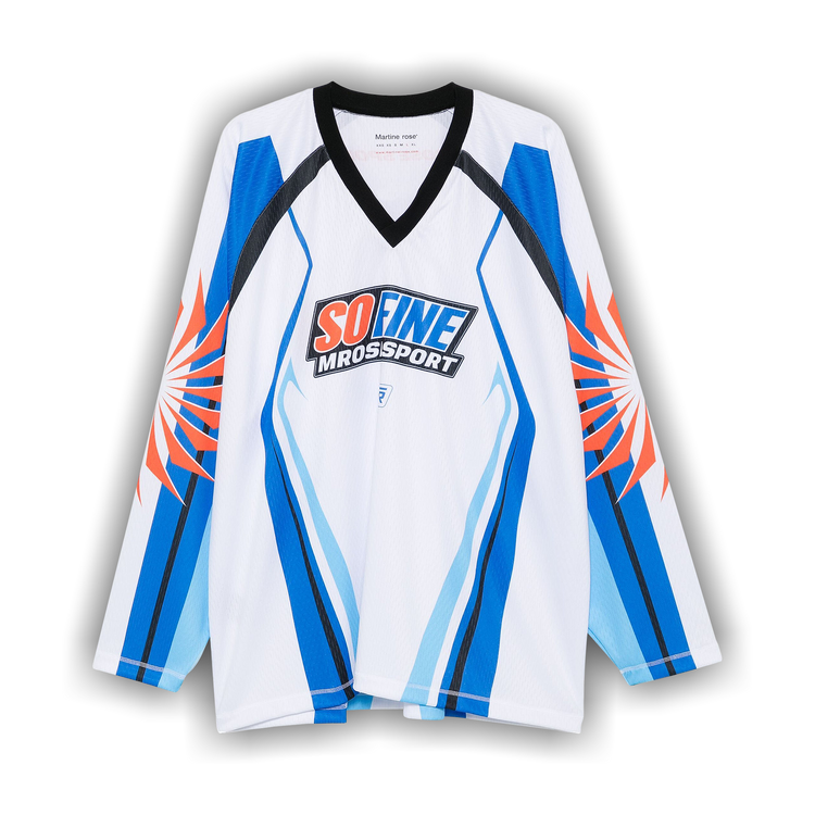 Buy Martine Rose Motorcross Jersey 'White' - 157JT03000 WHIT | GOAT