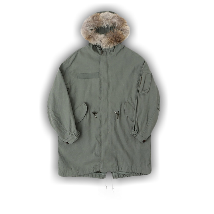 Buy Visvim Six-Five Fishtail Parka 'Light Green' - 124205013006 LT