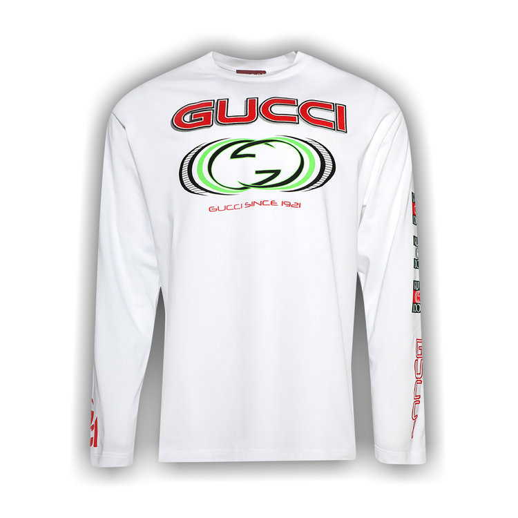 Buy Gucci Jersey T-Shirt 'White' - 784364 XJGRB 9074 | GOAT