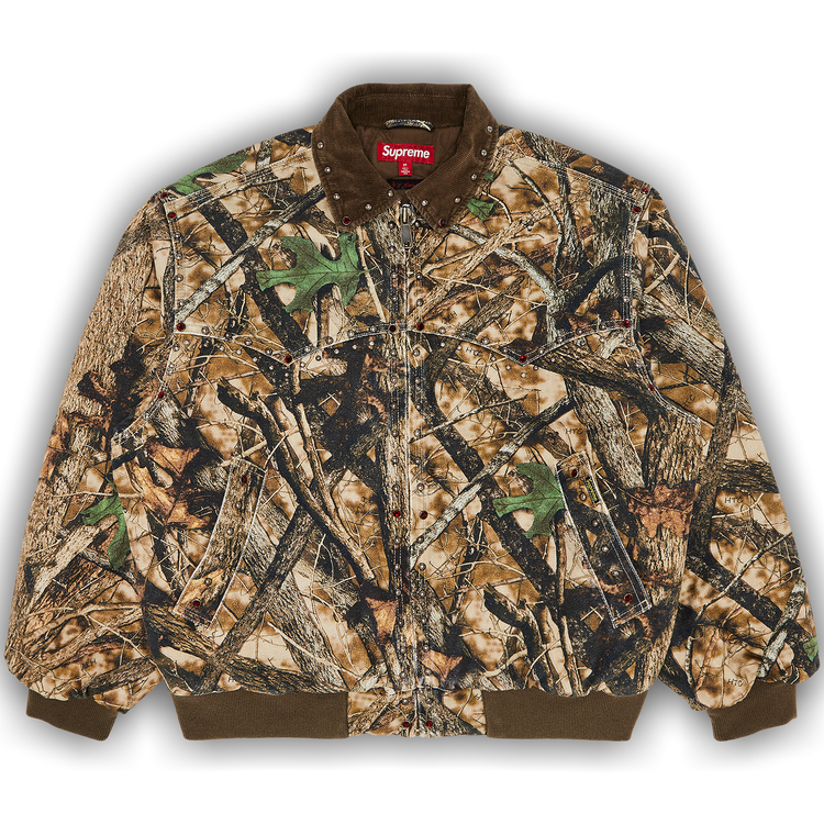 Buy Supreme x b.b. Simon Studded Work Jacket 'TrueTimber HTC Fall Camo' -  FW24J95 TRUETIMBER HTC FALL CAMO | GOAT