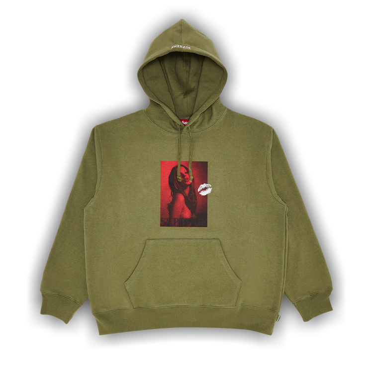 Buy Supreme Kate Moss Hooded Sweatshirt 'Light Olive Buy Supreme Kate Moss Hooded Sweatshirt 'Light Olive