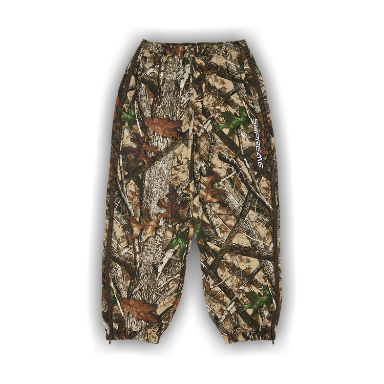 パンツ Supreme Warm Up Pant Camo Real Tree M Supreme Reflective Camo Warm Up Pant (FW18) - $178
