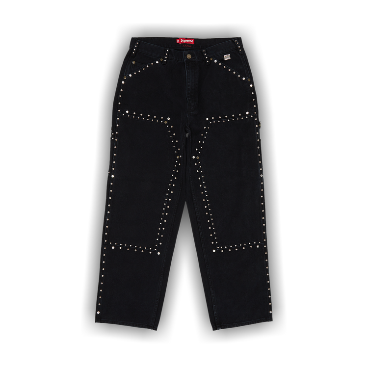 Buy Supreme x b.b. Simon Studded Double Knee Painter Pant 'Black' - FW24P83  BLACK | GOAT