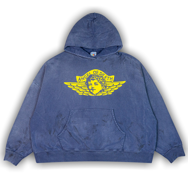Buy Saint Michael Hoodie Angel 'Navy' - SM YS1 0000 044 | GOAT