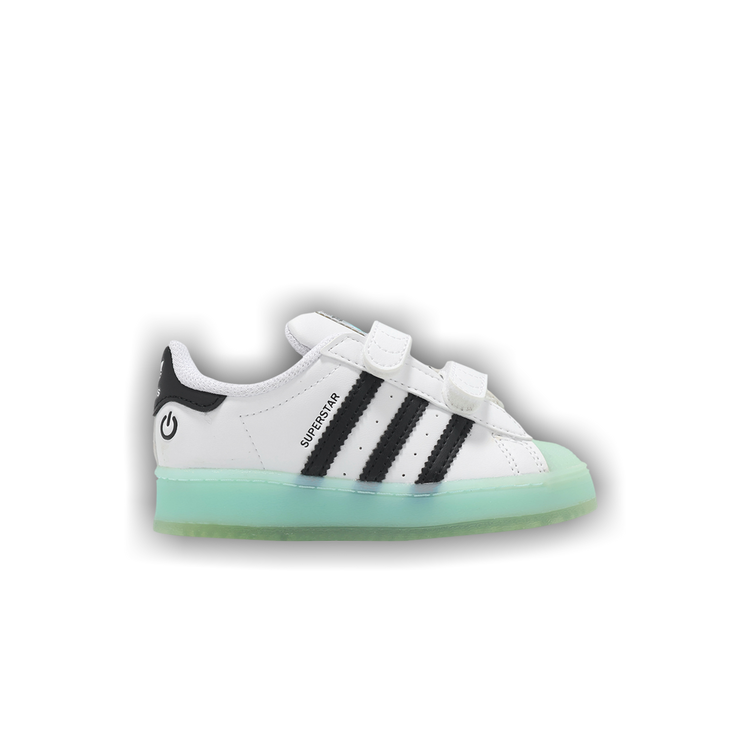 adidas gazelle silver green womens Kid's Adidas Superstar LED Light main image 0