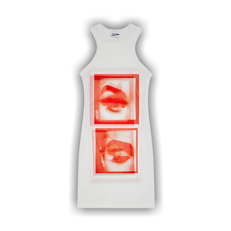 Jean Paul Gaultier ribbed-knit Cotton Tank Top | White
