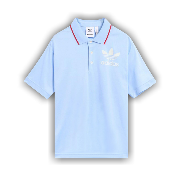 ポロシャツ ADIDAS X WALES BONNER | WB S/S POLO GLOW BLUE JJ2943 UNISEX adidas Wales Bonner Polo - Glow Blue - JJ2943 | OUTBACK Sylt