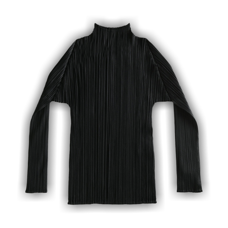 Buy Pleats Please Issey Miyake Basics Shirt 'Black' - PP49JK104 15