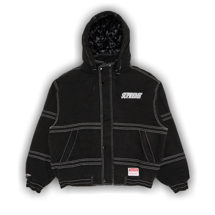 Supreme Mitchell & Ness Twill Stadium Jacket (FW24) - $348