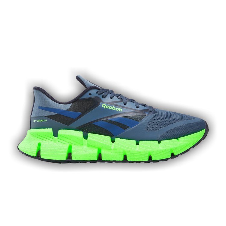 Buy Reebok FloatZig 1 'Twilight Blue Solar Lime' - 100212131 | GOAT