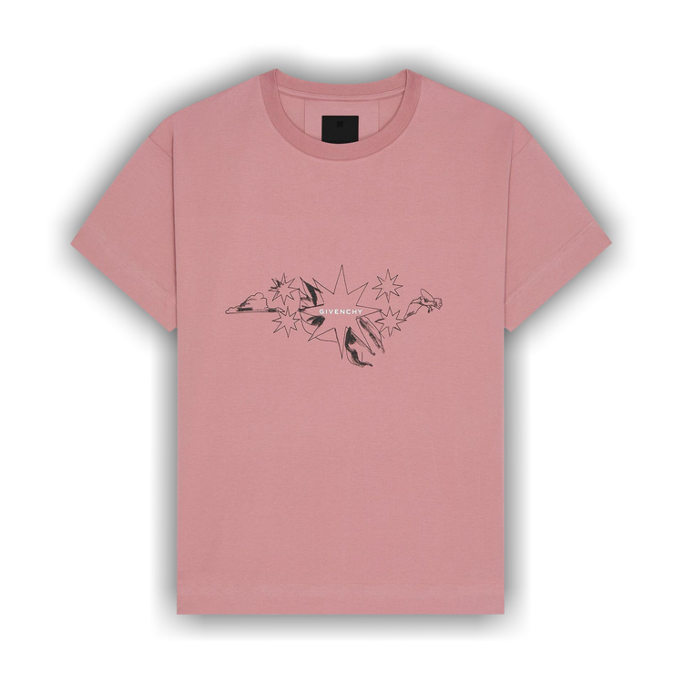 MAX80%OFF／セール開催中 Boxy Givenchy Buy Fit GOAT | 656 BM71JB3YN0 - Pink' 'Old T-Shirt トップス