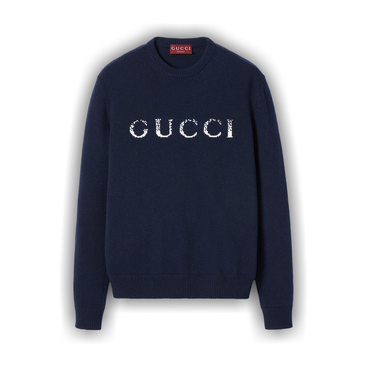 新品未使用　GUCCI ニット GUCCI（グッチ）ニット・セーター 青 サイズ:M メンズ