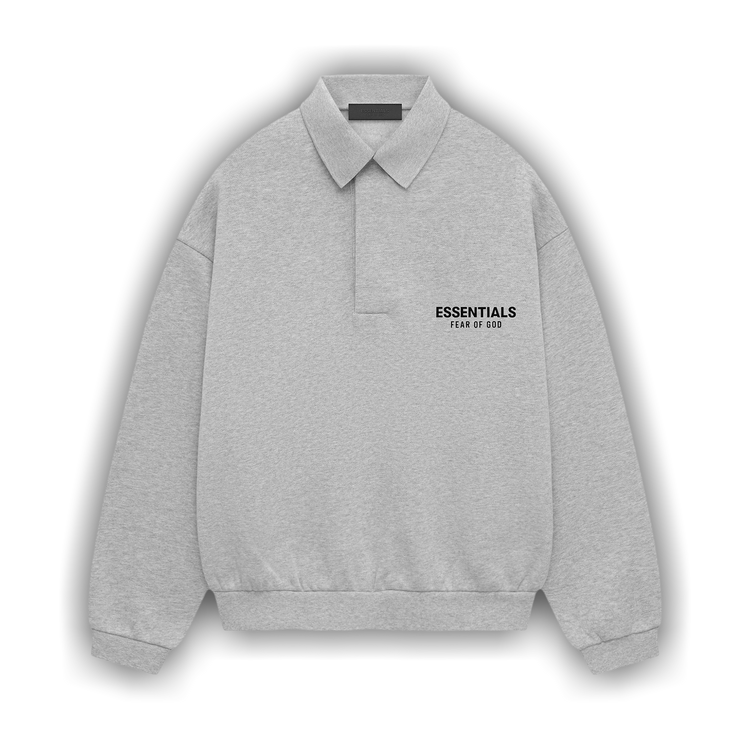 Tシャツ・カットソー FEAR OF GOD 24FW Gray Fleece Polo Sweatshirt 192HO244398F 1422285_00.png.png