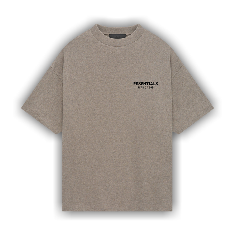 Buy Fear of God Essentials Jersey Crewneck Tee 'Heather Grey