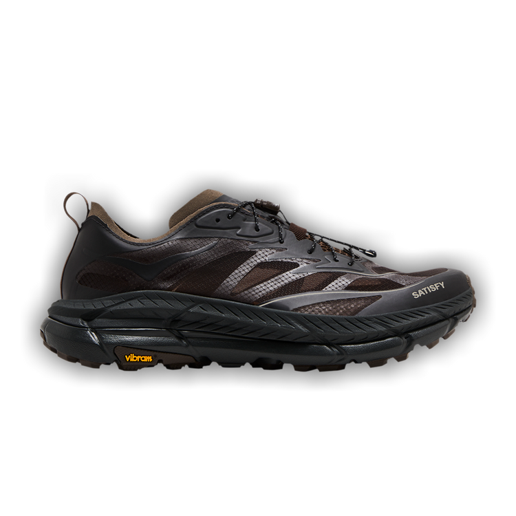 HOKA ONE ONE × SATISFY MAFATE SPEED 4 LITE COFEE BLACK Hoka One One Mafate Speed 4 Lite Satisfy Coffee Men's
