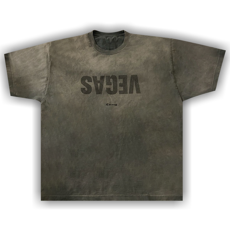 Travis Vegas限定　Tシャツ Travis Scott Road to Utopia Las Vegas Lights T-shirt Brown Men's