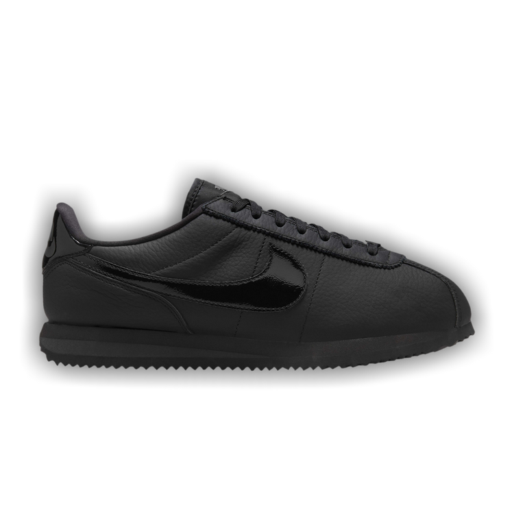 all black nylon nike cortez