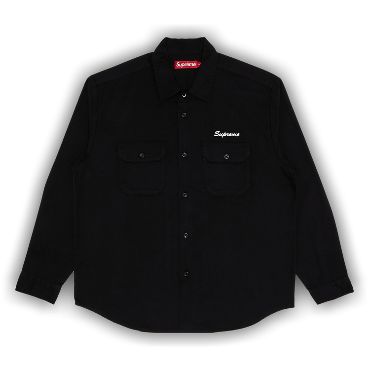 Supreme ブラック 長袖シャツ M Buy Supreme Mister Cartoon Work Shirt 'Black' - FW24S47 BLACK | GOAT
