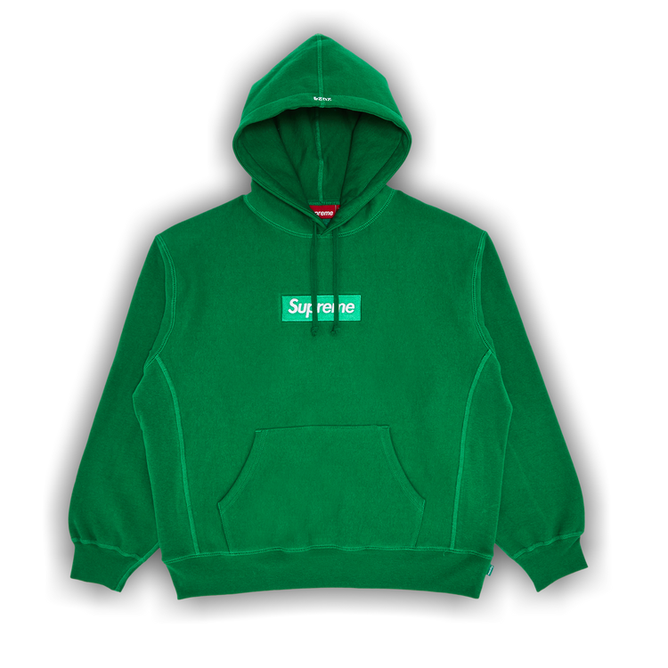 Buy Supreme Box Logo Hooded Sweatshirt 'Green' - FW24SW11 Buy Supreme Box Logo Hooded Sweatshirt 'Green' - FW24SW11