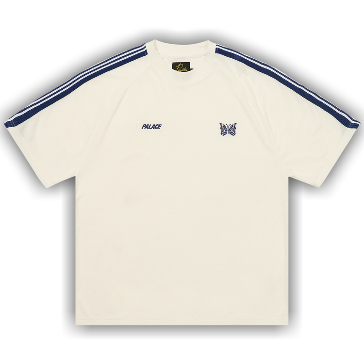 Buy Palace x Needles Towelling T-Shirt 'White' - P27NDES004 | GOAT