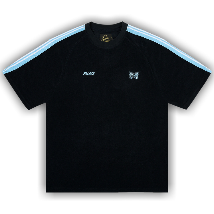 Buy Palace x Needles Towelling T-Shirt 'Black' - P27NDES001