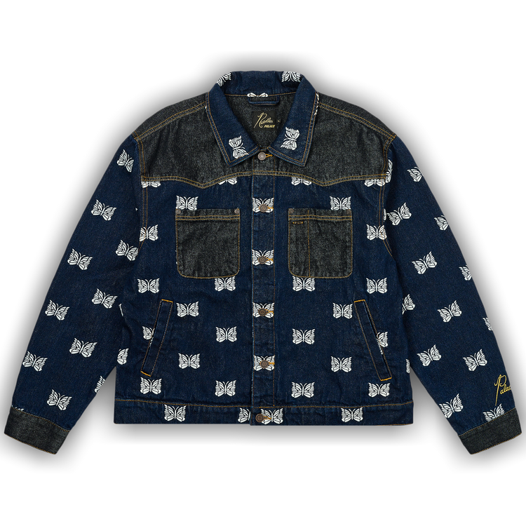 ジャケット・アウター PALACE x NEEDLES Denim Jacket pant setup PALACE x NEEDLES Denim Jacket pant setup